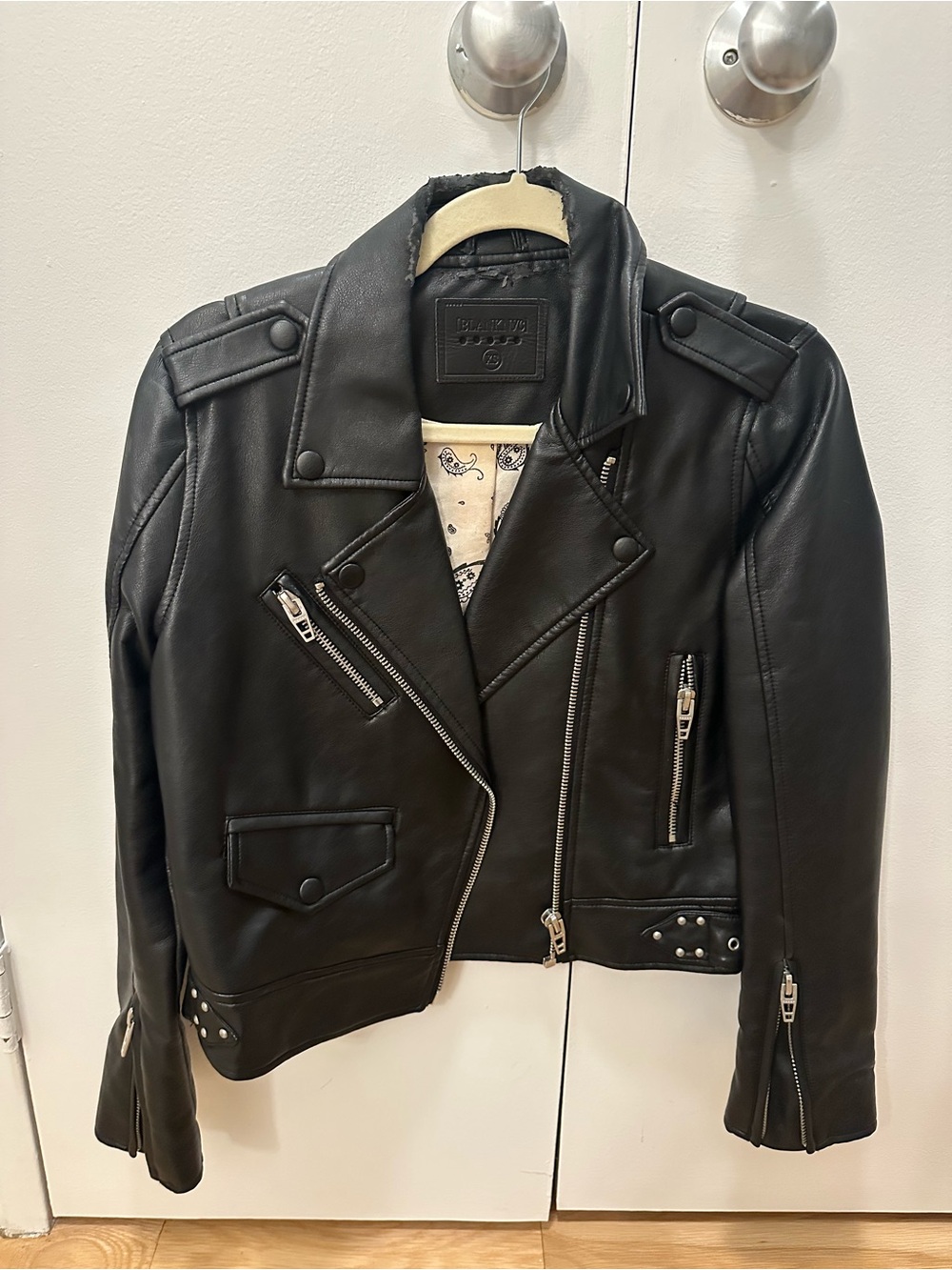 Blank NYC Black Biker Jacket